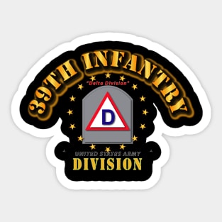 39th Infantry Division - Delta Division Sticker